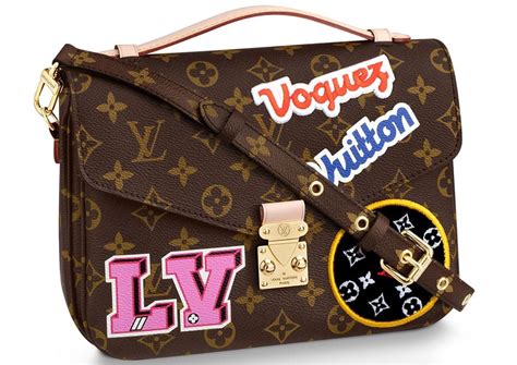 louis vuitton bag with patches